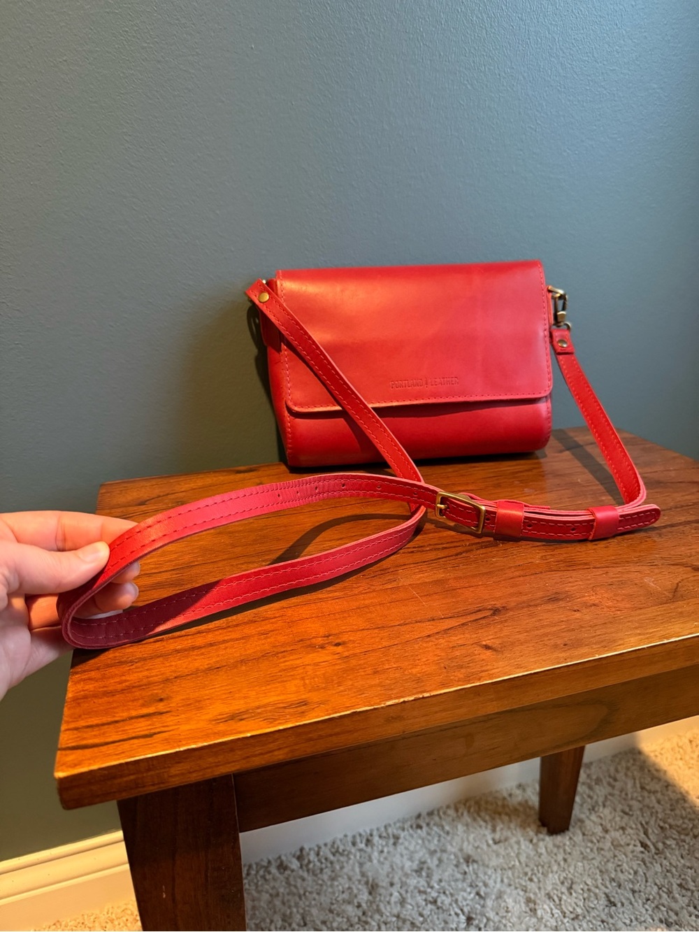 Portland Leather Goods - Metro, Ruby, medium - Picture 3 of 8